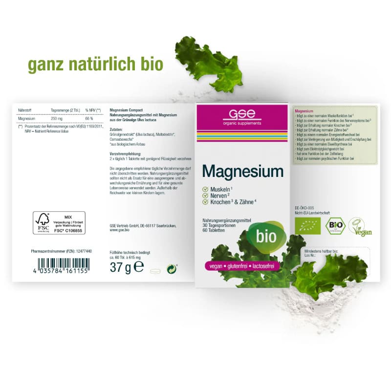 Magnézium kompakt (Bio) - 60 tabliet - 2