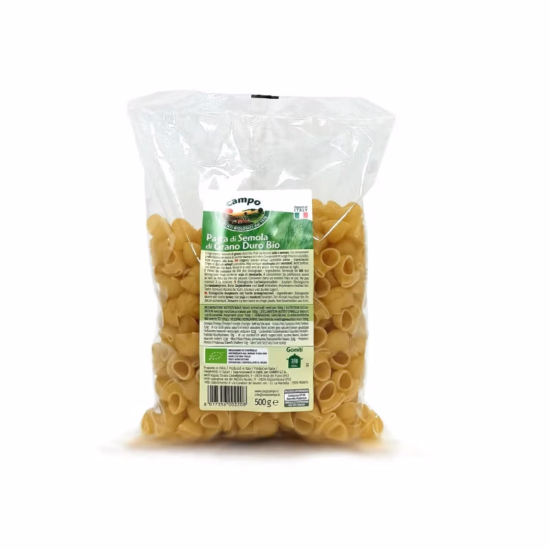Bio gomiti z bielej tvrdej pšenice 500 g