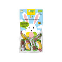 Bio figúrky "veľkonočný zajačik" z mliečnej čokolády – 72 g